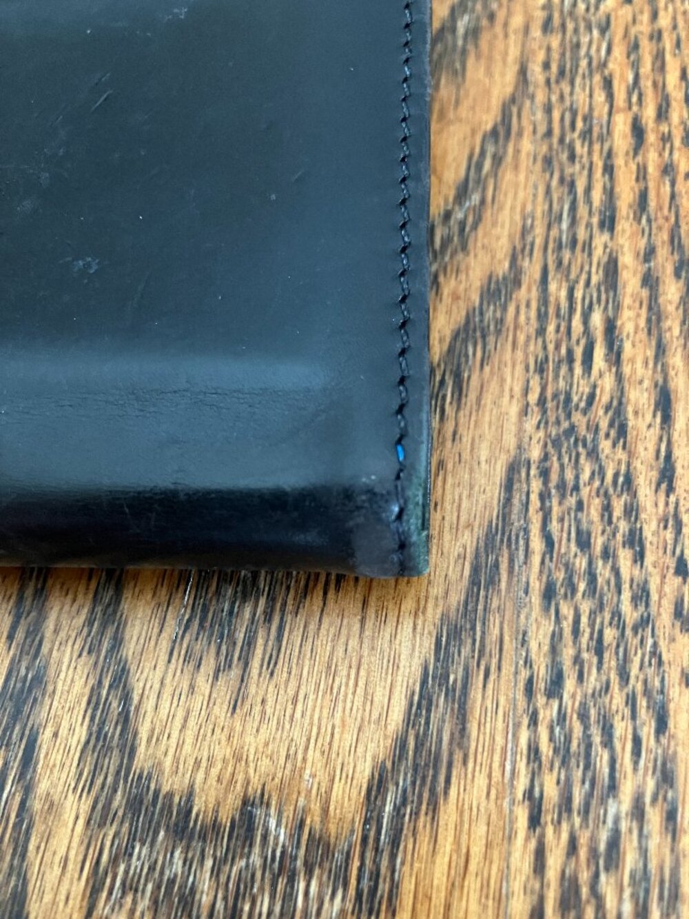 Vintage Coach Black Leather Wallet w/ Checkbook Holder - Picture 4 of 9